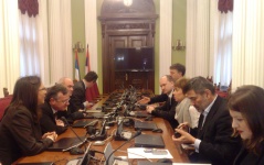 13 February 2013 The members of the European Integration Committee in meeting with the Vice-Chairman of the Committee on European Affairs of the Hellenic Parliament